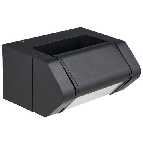 מנורת צמוד קיר 8W IP54 גוף שחור