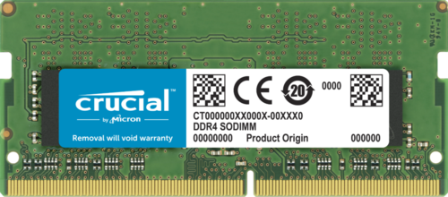 זיכרון למחשב נייד Crucial SODIMM 32GB DDR4 3200Mhz