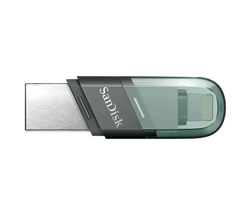 זכרון נייד  SanDisk iXpand Flash Drive 128G USB 3.1 / Lightning