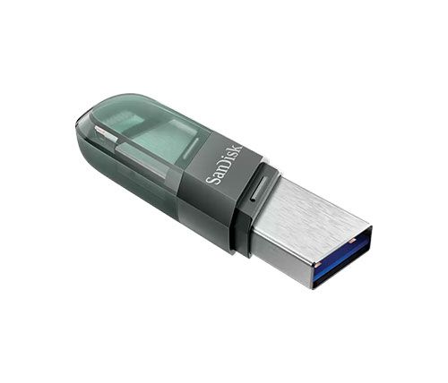 זכרון נייד  SanDisk iXpand Flash Drive 128G USB 3.1 / Lightning