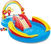 מרכז פעילות ובריכה מתנפחת מחולקת לילדים - קשת בענן דגם 57453