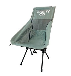 כיסא קמפינג קומפקטי גבוה INFINITY BETA HIGH CHAIR