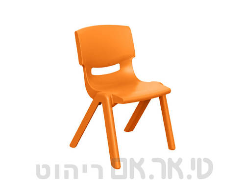 כסא תלמיד יצוק כתום