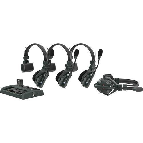 מערכת אינטרקום אלחוטי 4 משתמשים HOLLYLAND Solidcom