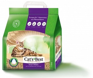 קטס בסט שבבי עץ מתגבש סמארט סגול 5 ק''ג Cat's Best 