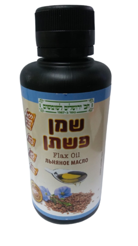 שמן פשתן 200 מ''ל חב' ירושלים