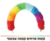 קשת פרחים צבעונית 100 ס"מ