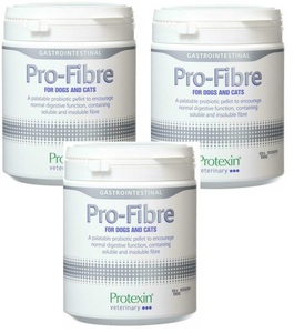 דיל! 3 יחידות פרו פייבר Pro Fibre תוסף מזון לכלב ולחתול 500 גרם  פרוטקסין