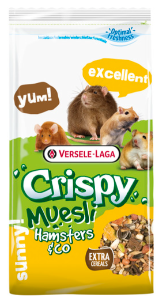 Crispy Muesli - Hamsters & Co מזון יבש מלא לאוגרים 2.75 ק"ג