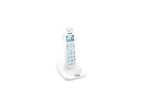 טלפון  דק לבן  VTECH לכבדי שמיעה