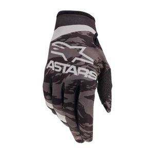 כפפות רכיבה אלפינסטארס אפור/ שחור – ALPINESTARS RADAR MOTOCROSS GLOVES
