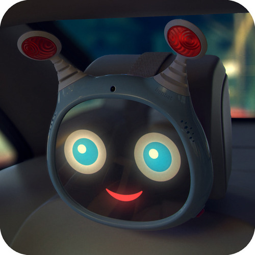 מראה לרכב לתינוק אקטיבית Oly עם מנגינות ושלט רחוק - ירוק