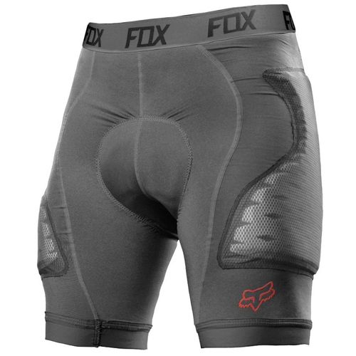 מכנס (טייץ) קצר ממוגן פוקס אפור – FOX TITAN RACE SHORT
