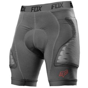 מכנס (טייץ) קצר ממוגן פוקס אפור – FOX TITAN RACE SHORT