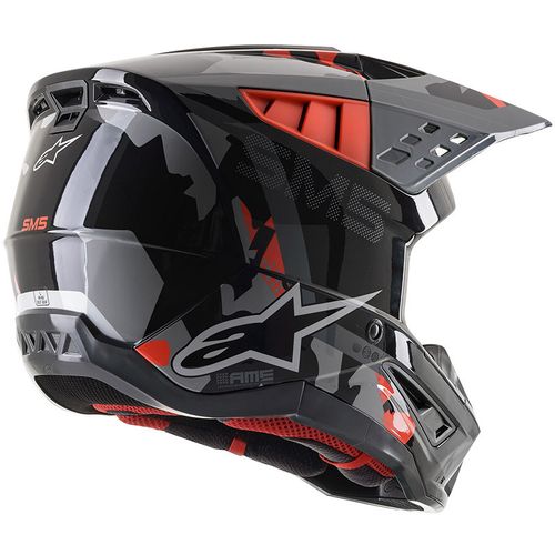 קסדת שטח אלפינסטארס אפור/ שחור/ כתום – ALPINESTARS SM5 ROVER