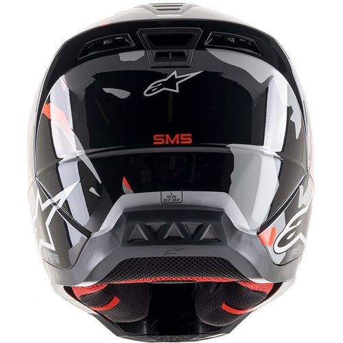 קסדת שטח אלפינסטארס אפור/ שחור/ כתום – ALPINESTARS SM5 ROVER