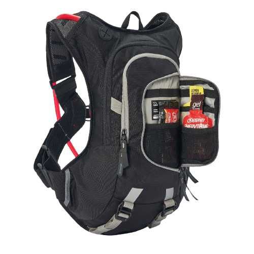 תיק רכיבה שחור / אפור - USWE MOTO HYDRO 12L HYDRATION PACK BLACK 