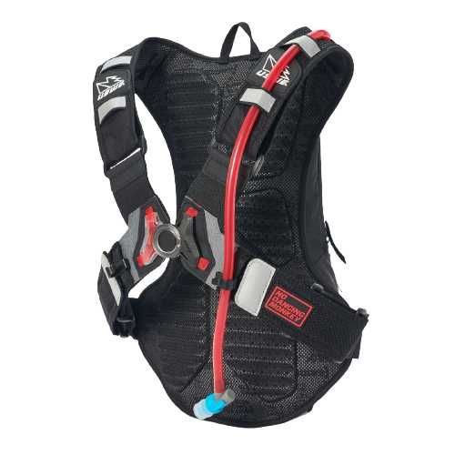 תיק רכיבה שחור / אפור - USWE MOTO HYDRO 12L HYDRATION PACK BLACK 