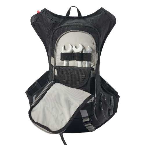 תיק רכיבה שחור / אפור - USWE MOTO HYDRO 12L HYDRATION PACK BLACK 