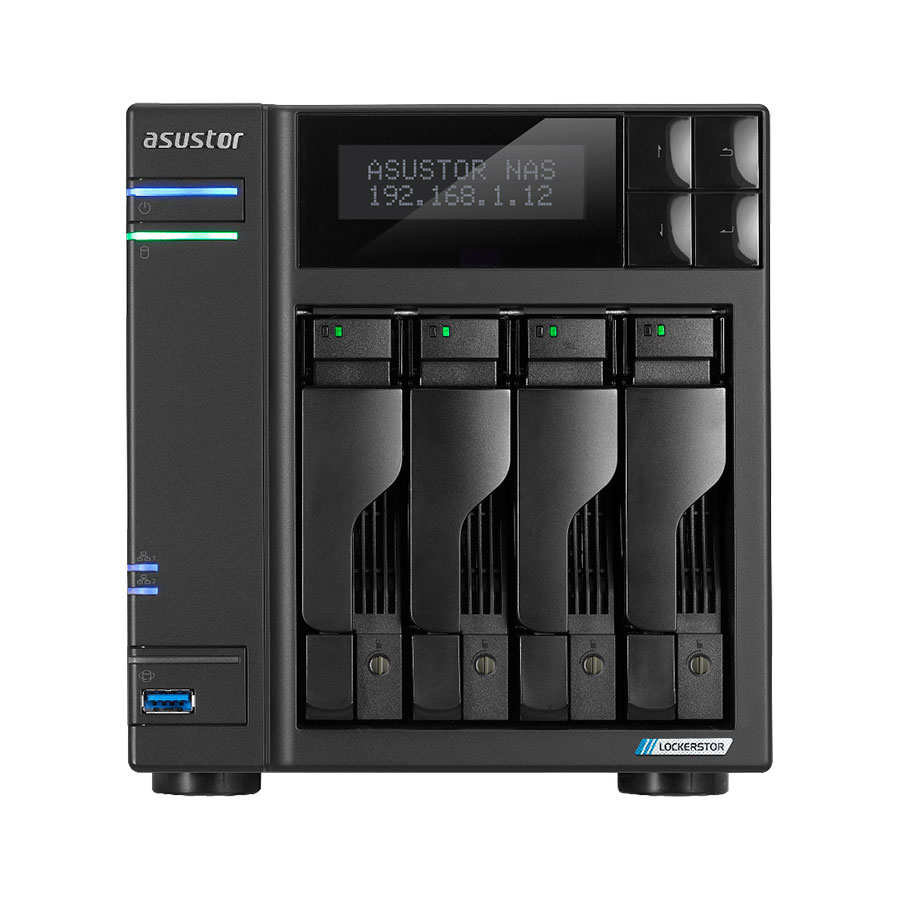 שרת אחסון Asustor AS6704T 4-Bay NAS