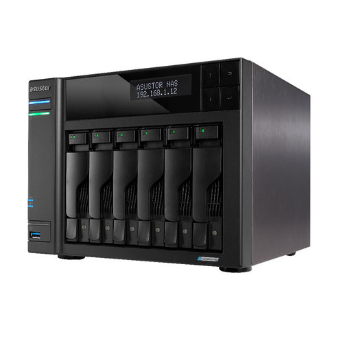 שרת אחסון AS6706T AS6706T 6-Bay NAS