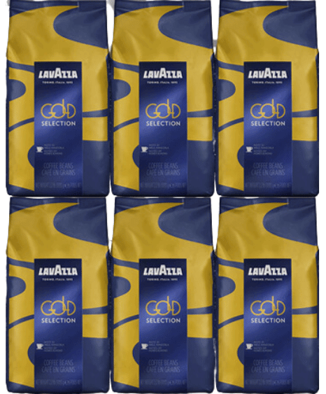 6 ק”ג פולי קפה לוואצה גולד סלקשן Lavazza Gold Selection