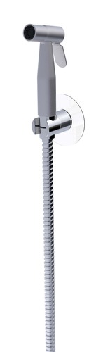 מערכת שטיפה היגיינית מודרנית בצבע כרום עופרי