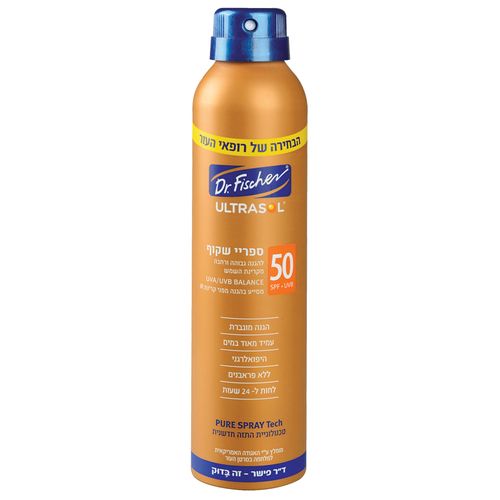 אולטרסול ספריי רציף שקוף SPF50 מבית ד
