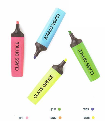 טוש הדגשה כחול