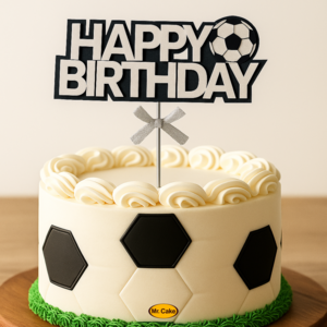 טופר כדורגל Happy Birthday