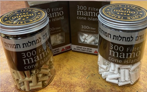 פילטר קרטון מגולגול 300 פילטרים mamo