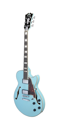 גיטרה רבע נפח + נרתיק D'Angelico Premier SS SKY BLUE