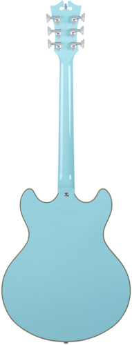 גיטרה רבע נפח + נרתיק D'Angelico Premier DC SKY BLUE stop-bar tailpiece