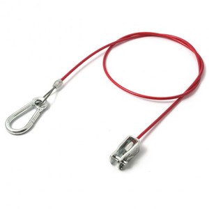 כבל בטחון לנגרר סיומת מזלג Breakway safety cable
