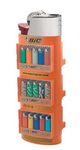 סטנד מצית bic 3 קומות ריק