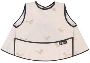 סינר אוכל אטום לנוזלים עם כיס וסגירת סקוטצ