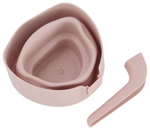 משפך/כוס גמישה ומתקפלת לשטיפה ומשחק באמבט - ורוד