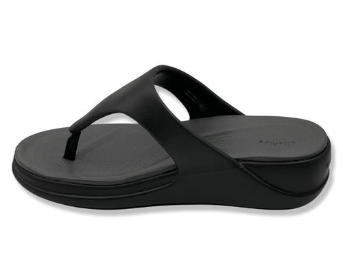 כפכפי קרוקס רוקי לנשים Crocs Boca Flip בצבע שחור 207417BLK