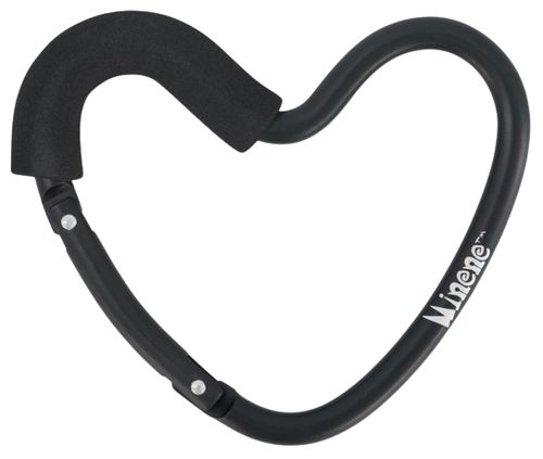 שאקל לב לתלייה על עגלת תינוק - שחור