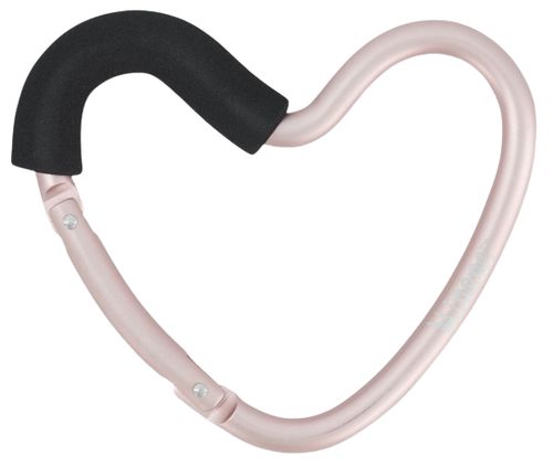 שאקל לב לתלייה על עגלת תינוק - ורוד