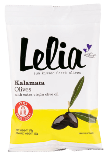 זיתים שחורים בשמן זית 250 ג' - Lelia