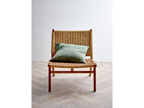 כרית פשתן Linen - ירוק זית
