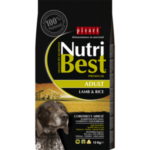מזון לכלבים בוגרים נוטרי בסט כבש 15 ק"ג Nutribest