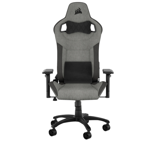 כיסא גיימינג בד CORSAIR T3 RUSH 2023 Fabric White Grey