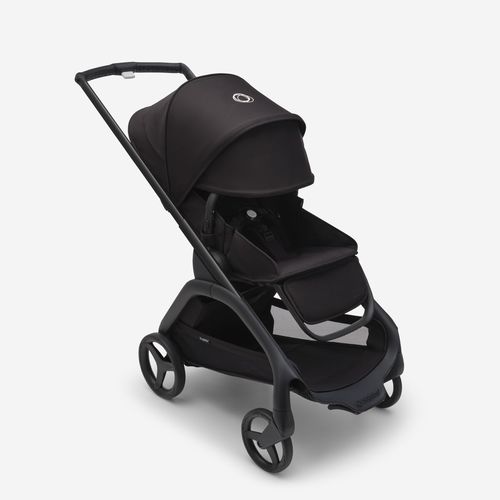 עגלת משולבת Bugaboo Dragonfly בוגבו דרגונפליי שלדה שחורה בד שחור גגון שחור