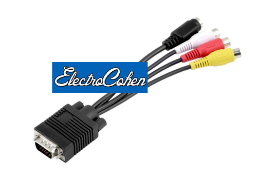 מתאם VGA,מתאם אר סי איי RCA VGA TO S-VIDEO AV RCA