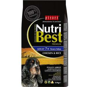 מזון לכלבים זקנים נוטרי בסט סניור 15 ק"ג Nutribest