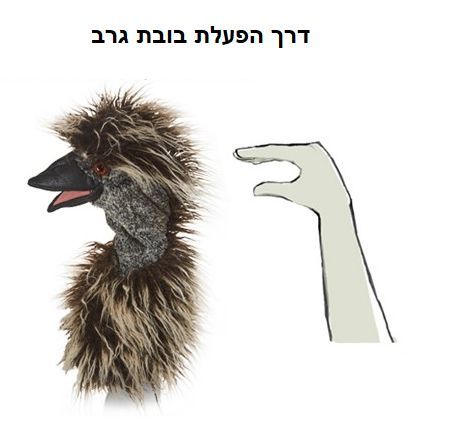 בובת תיאטרון אמו 3184 FOLKMANIS
