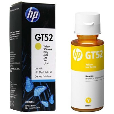  בקבוקון מילוי  דיו מקורי  למדפסת  HP SMART TANK   צבע צהוב  GT52XL ‏  M0H56AE