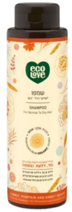 שמפו לשיער רגיל-יבש הסדרה הכתומה 500 מל ecoLove